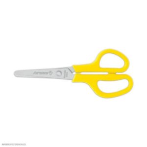 Tijera Para Zurdos Artesco 5'' Amarillo X 1 Und