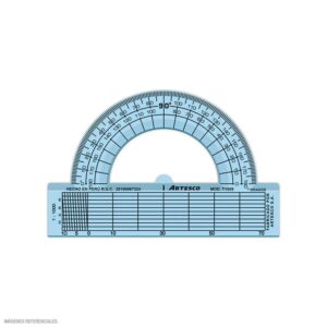 Transportador Artesco 180° X 9 Cm