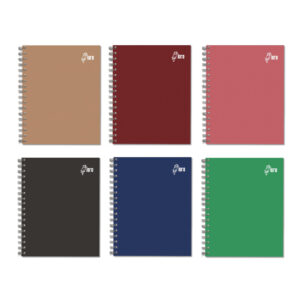 Cuaderno Cuadriculado Anillado Loro A4 Sólido Tapa Dura Surtido 100 Hojas