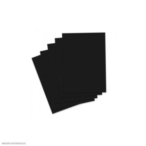 Cartulina Negra A4 X 5 Und